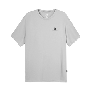 骆驼户外速干T恤男夏季短袖圆领透气吸湿弹力徒步登山运动上衣女