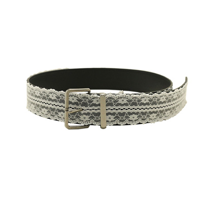 韩系百搭设计感蕾丝腰带女