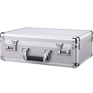 服装店超市收银盒银行收款箱钱箱 密码家用保险箱手提财务提款箱