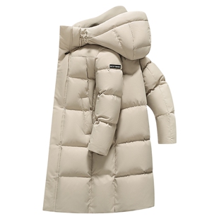 【王一博同款】【漫步系列】鸭鸭羽绒服2025秋冬新品中长款外套S