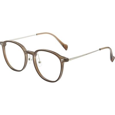 超轻感光变色防蓝光椰子灰眼镜女