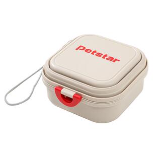 【petstar_户外折叠碗】宠物狗外出水杯水壶零食盒便携喝水喂食器