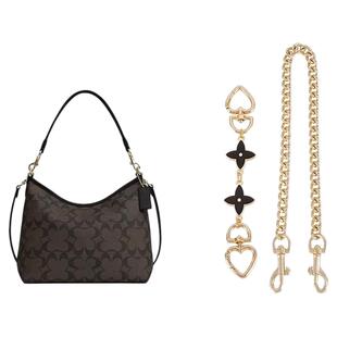 适用coach蔻驰laurel流浪包月牙延长链条改造肩带包链子配件单买