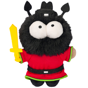 常熟博物馆X博物文创联名天师钟馗毛绒公仔国风创意玩偶娃娃挂件