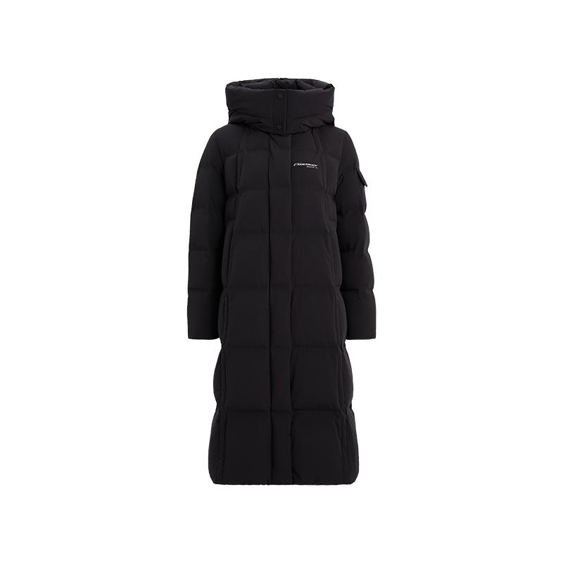 雪伦女长款加厚羽绒服休闲保暖