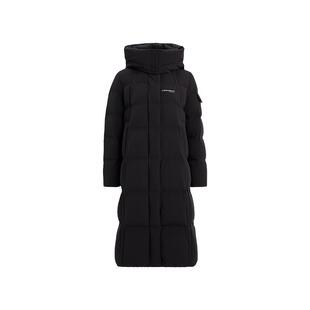 雪伦羽绒服女长款冬季可脱卸帽加厚户外外套