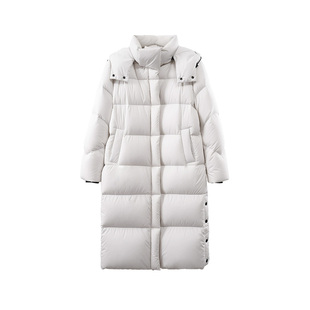 2026雅鹿新款时尚中长款防风气质羽绒服女款加厚宽松超保暖鸭绒