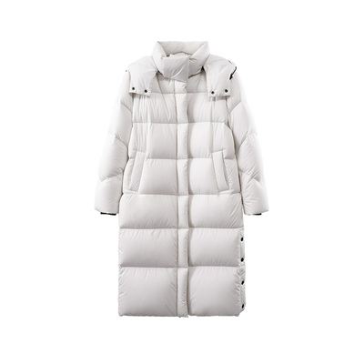 雅鹿2026女中长款防风保暖羽绒服