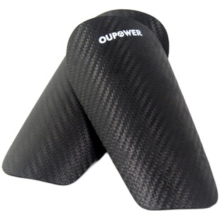 棒棒:正品OUPWER/偶能Superlight二代碳纤维护腿板超轻缓冲抗冲击