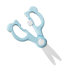 陶瓷辅食剪刀婴幼儿宝宝专用可剪肉菜工具儿童食品级便携吃饭食物