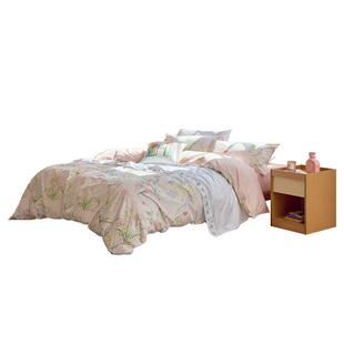 罗莱家纺秋冬新品全棉花卉被套被罩床单套件学生宿舍100棉四件套