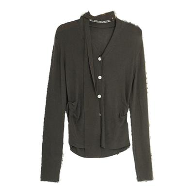 西町村屋法式短款飘带气质开衫女