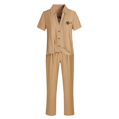 妈妈夏装运动服套装时尚两件套