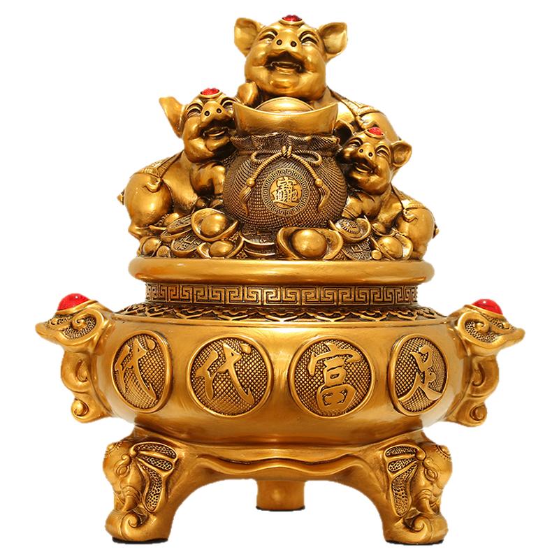 ▪金猪摆件▪高档大容量猪存钱罐