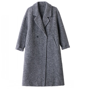 高级感双面羊绒大衣女2025冬季新款气质年轻款中长款毛呢过膝外套