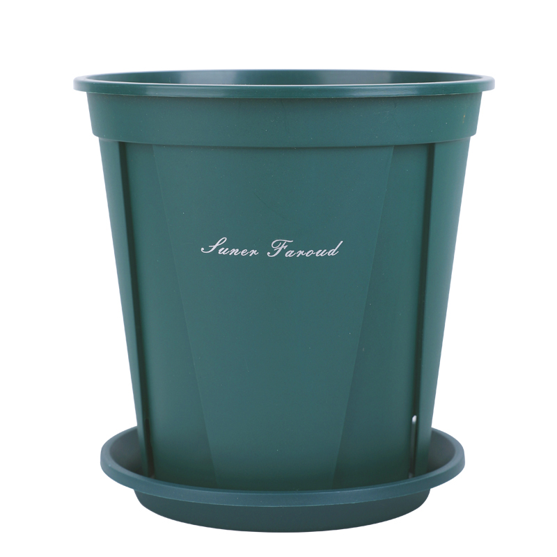 白色加仑青山控根花盆塑料活性保持热植花烛蔓绿绒龟背竹花盆家用