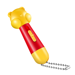 小熊激光笔多图案逗猫紫光检测猫尿照明白光宠物玩具灯USB充电多功能激光灯逗猫棒