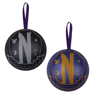 Wednesday星期三亚当斯圣诞球挂件奈弗莫尔学院圣诞袜子装饰礼物