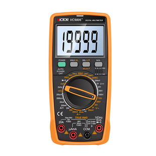 正品胜利数字万用表VC9806+ 高精度4位半万能表带频率背光多用表