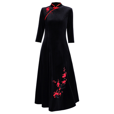 婚宴礼服平时可穿，丝绒高端气质