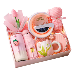 生日礼物女生送闺蜜伴娘实用伴手礼公司员工礼盒三八女神妇女节38