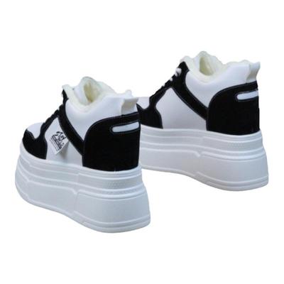 新款10cm厚底小白鞋12厘米8