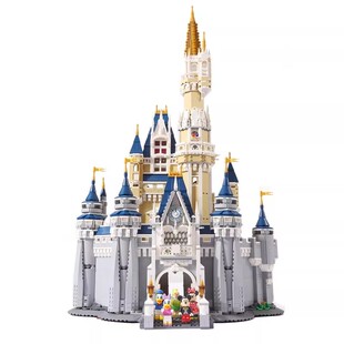 兼容乐高迪士尼公主城堡积木高难度建筑系列拼装模型玩具女生礼物