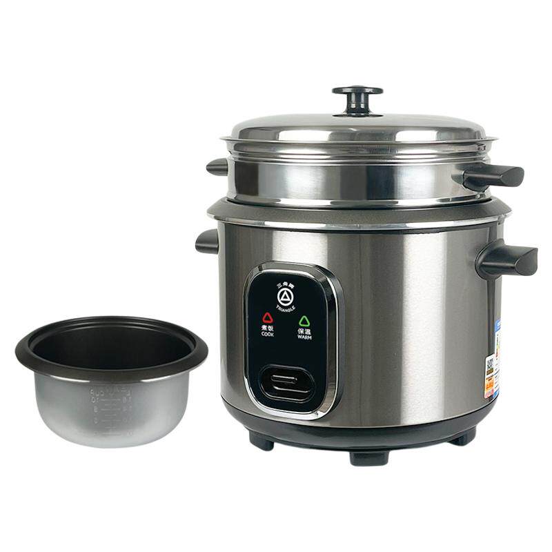 三角牌304不锈钢电饭锅老款2人3-5-6L煲汤煮粥正品电饭煲老式家用