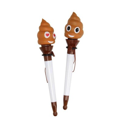 创意弹射poop笔减压整蛊玩具笔