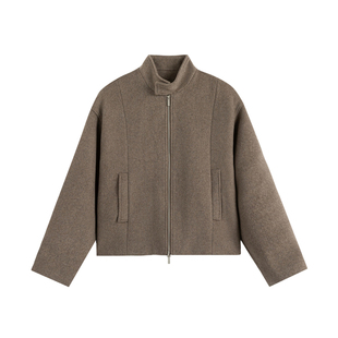 INSOMNIA失眠者 秋冬老钱风cleanfit高级感羊毛混纺夹克休闲套装