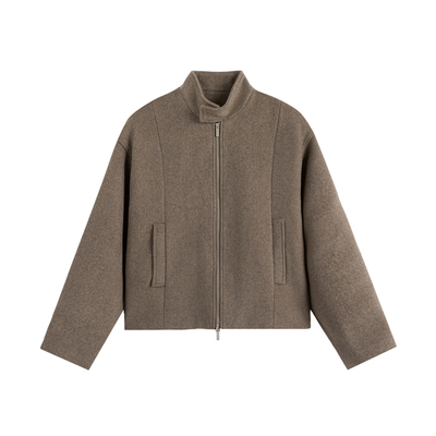 老钱风高级感羊毛混纺休闲套装