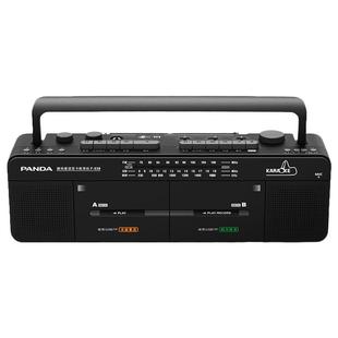 熊猫F-539立体声磁带机录音怀旧双卡收录卡带播放器老款老式复古