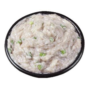 鲅鱼馅新鲜饺子馅海鲜水饺馅山东纯鲅鱼肉鱼丸鱼滑马鲛鱼年货