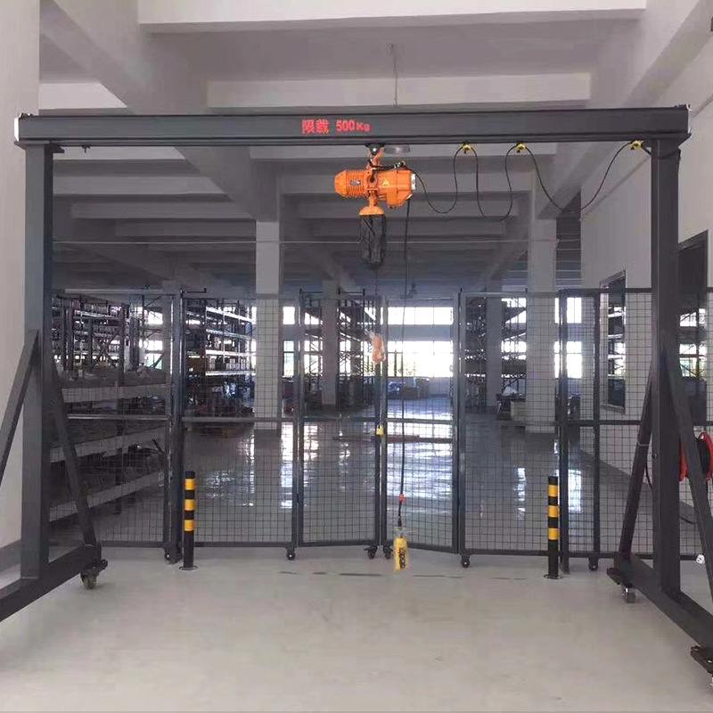 可手推移动小吨位移动式龙门架 简易龙门架电动遥控龙门起重机