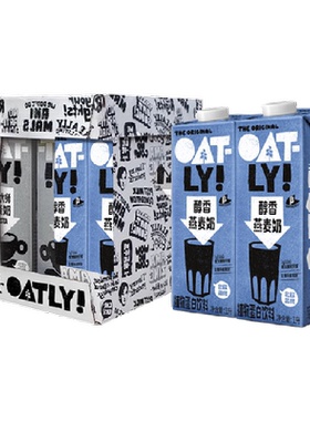 OATLY醇香燕麦奶浓郁麦香1L*6瓶