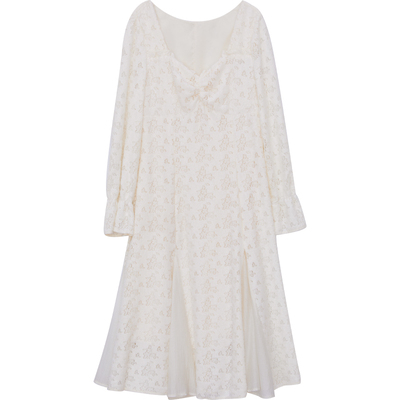 新品限时88折蕾丝A字连衣裙女