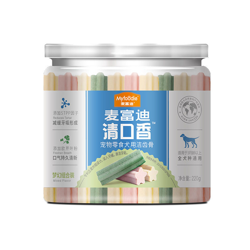 麦富迪清口香狗磨牙棒洁齿鸡肉味