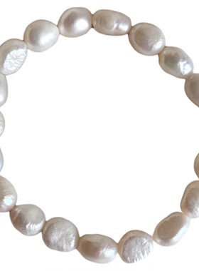 简约复古巴洛克真珍珠手链