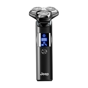【政府补贴】美国Jeep剃须刀男士电动正品刮胡刀胡须刀送生日礼物