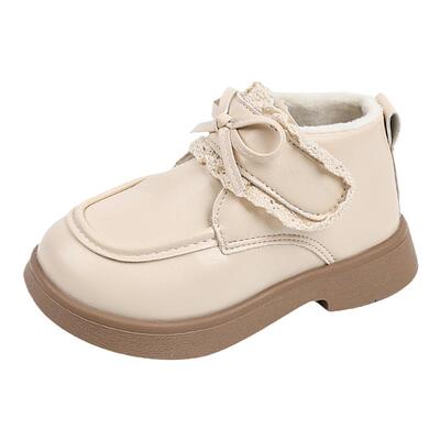 秋冬季女童蝴蝶结公主风