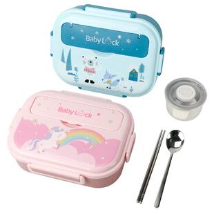 韩国316不锈钢饭盒分格小学生保温便当餐盒带汤碗可爱男女孩餐盘