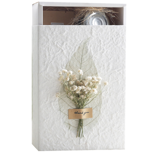 森系喜糖盒结婚伴手礼盒长方形包装盒满天星婚礼情人礼物盒子精美