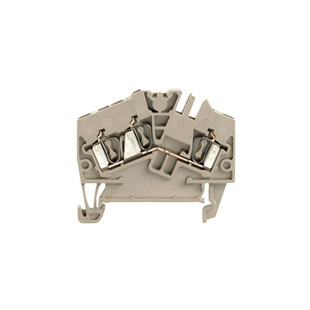 ZDU 2.5-2/3AN 魏德米勒弹片式斜坡式一进两出接线端子1706010000