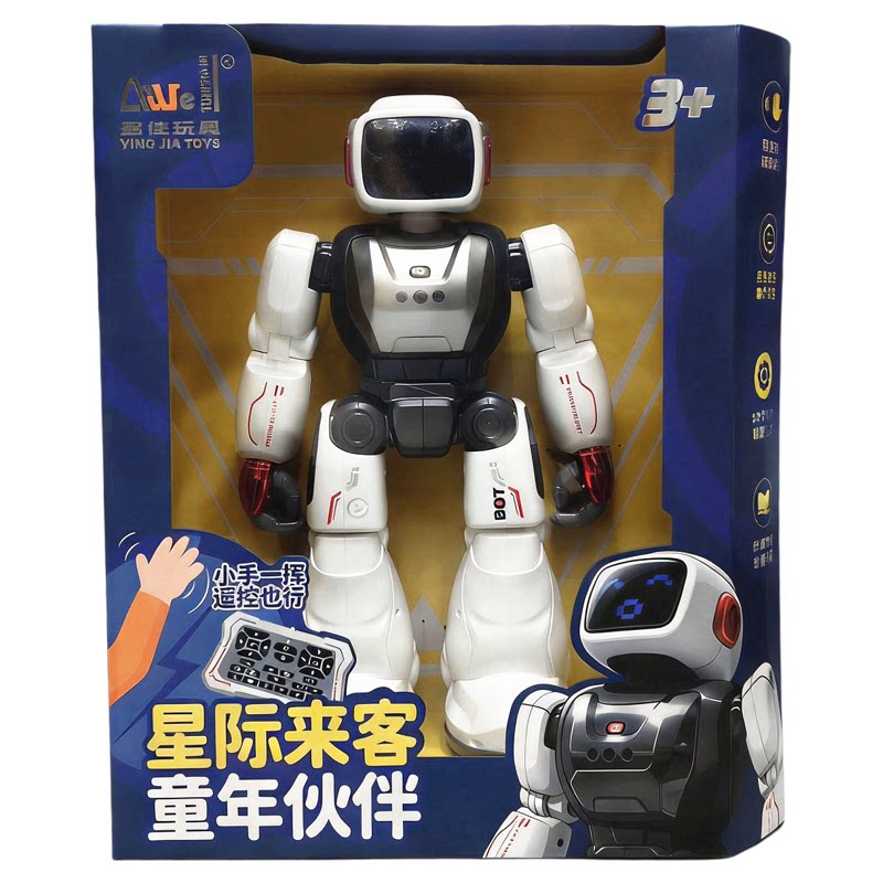 盈佳2026新款智能机器人遥控玩具