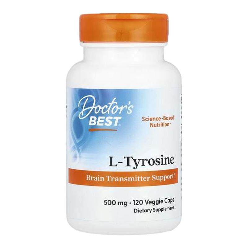 Doctor's Best多特倍斯金达威L-酪氨酸胶囊大脑神经递质健康支持
