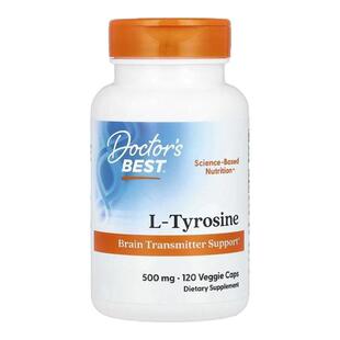 Doctor's Best多特倍斯金达威L-酪氨酸胶囊大脑神经递质健康支持