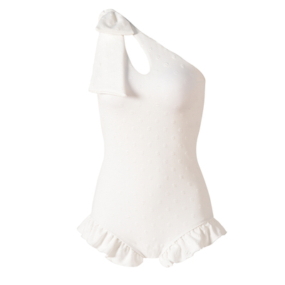 泳衣女款2026年新款爆款显瘦泡温泉度假白色连体绝美纯欲高级感