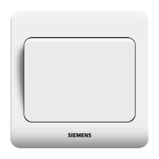 西门子开关插座面板远景雅白墙壁开关插座一开单控面板官方正品