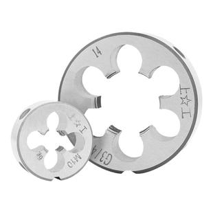 上工公制圆板牙丝锥套细牙手动螺纹套丝工具M1M2M3M4M5M6M8M10M12