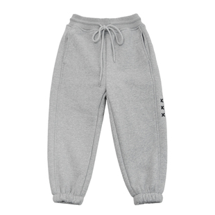 【2件8折】男童裤子冬季2026中大童洋气百搭密密绒卫裤儿童装休闲